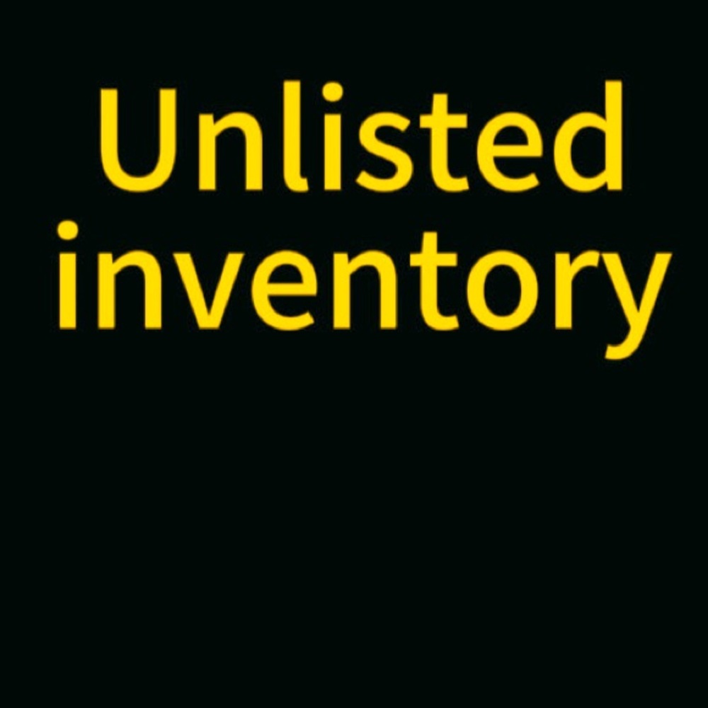 Unlisted inventory